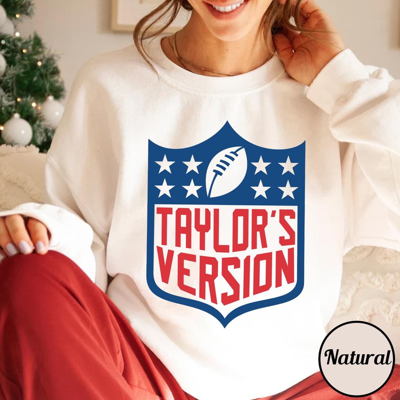 Tay's Version Swifty Football Sweatshirt & Hoodie | Comfort Colors – image 2, NFL Tee, San Francisco 49ers Tee, Dallas Cowboys Tee, Detroit Lions Tee, Kansas City Chiefs Tee, Tampa Bay Buccaneers Tee, Arizona Cardinals Tee