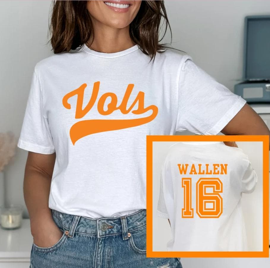 Tennessee Vols Morgan Wallen & Megan Moroney Inspired Shirt – image 1, Tennessee Volunteers Tee, tennessee football shirts, vols shirt, tennessee vols t shirt, tennessee football sweatshirt, tennessee volunteers t shirt, tennessee vols tee shirts