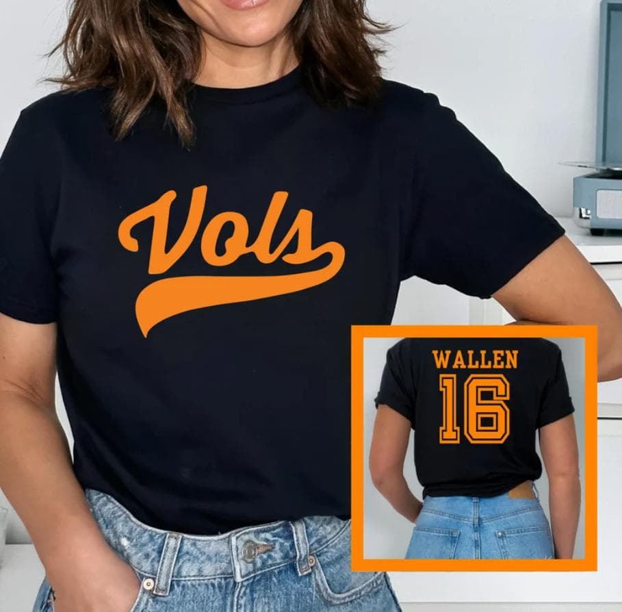 Tennessee Vols Morgan Wallen & Megan Moroney Inspired Shirt – image 2, Tennessee Volunteers Tee, tennessee football shirts, vols shirt, tennessee vols t shirt, tennessee football sweatshirt, tennessee volunteers t shirt, tennessee vols tee shirts