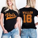 Tennessee Vols Morgan Wallen & Megan Moroney Inspired Shirt 3 small thumbnail