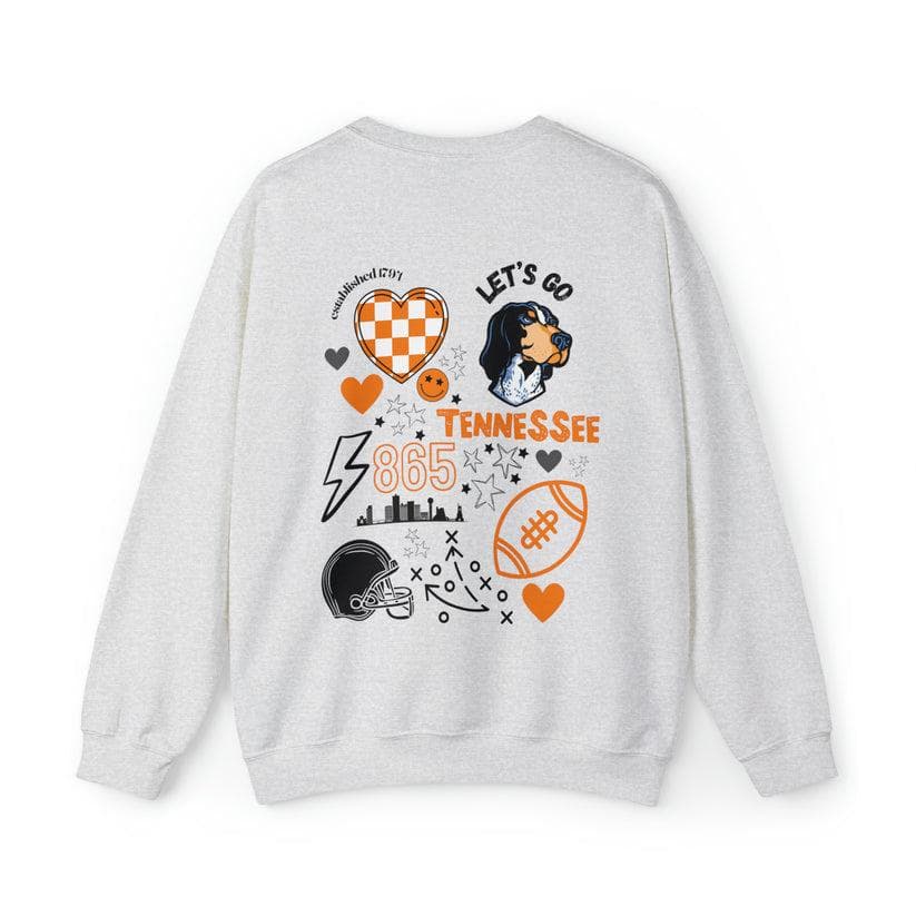 Tennessee Vols Vintage College Game Day Crewneck Sweatshirt – image 2, Tennessee Volunteers Tee, tennessee football shirts, vols shirt, tennessee vols t shirt, tennessee football sweatshirt, tennessee volunteers t shirt, tennessee vols tee shirts