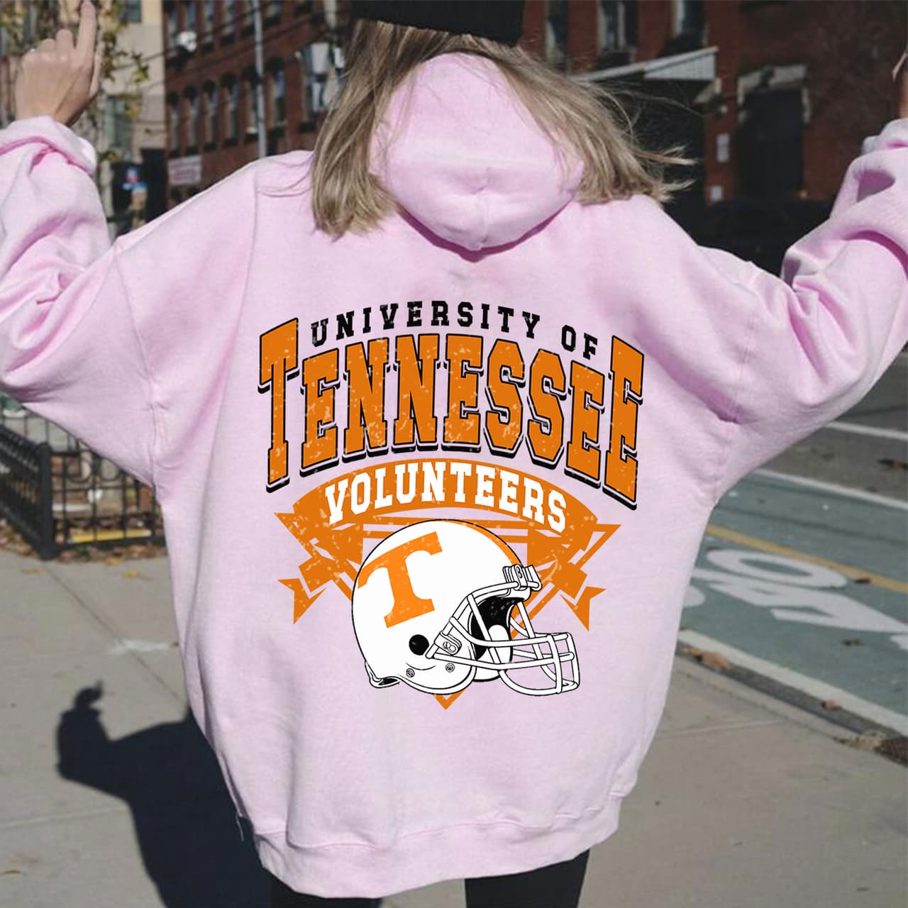 Tennessee Volunteers Vintage NCAA Football Hoodie Unisex Mujer – image 4, Tennessee Volunteers Tee, tennessee football shirts, vols shirt, tennessee vols t shirt, tennessee football sweatshirt, tennessee volunteers t shirt, tennessee vols tee shirts