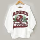 Texas A&M Aggies Sudadera Vintage de Fútbol NCAA Unisex 3 small thumbnail