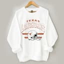 Texas Longhorns Vintage NCAA Football Sweatshirt - Unisex & Women Gift 3 small thumbnail