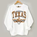 Texas Longhorns Vintage NCAA Football Sweatshirt - Unisex UT Austin Fan Gift 3 small thumbnail