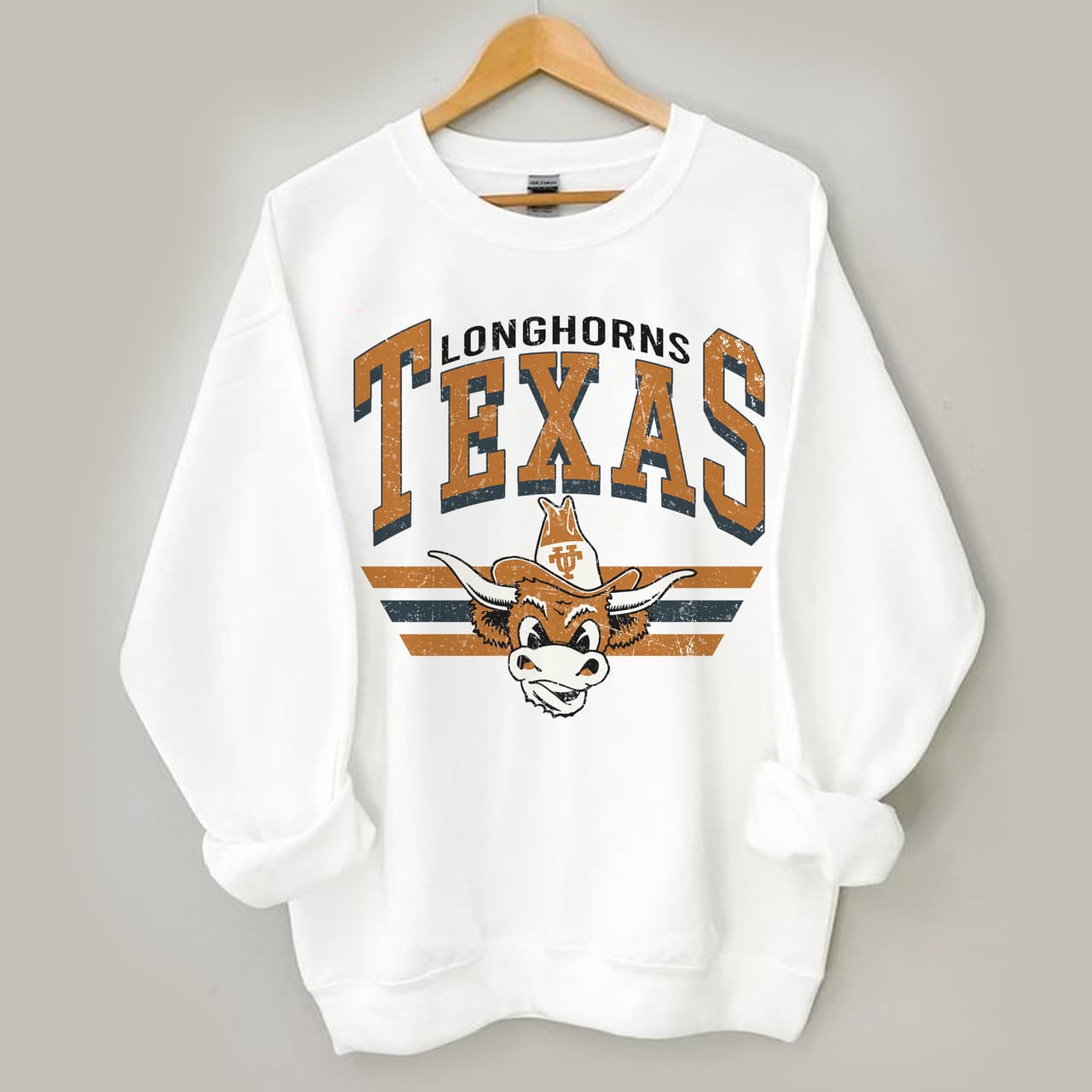 Texas Longhorns Vintage NCAA Football Sweatshirt - Unisex UT Austin Fan Gift – image 3, Texas Longhorns Tee, texas longhorns shirt, texas longhorns t shirt, texas longhorn shirts men, texas longhorn tees, texas longhorns sweatshirt, texas longhorns polo