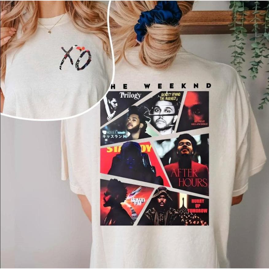 THE S WEEKNDD Hurry Up Tomorrow Album Camiseta Unisex de Doble Cara, Regalo – image 1, THE WEEKND Tee, THE WEEKND Merch, THE WEEKND Shirt, THE WEEKND Sweatshirt, THE WEEKND Hoodie, THE WEEKND Clothes