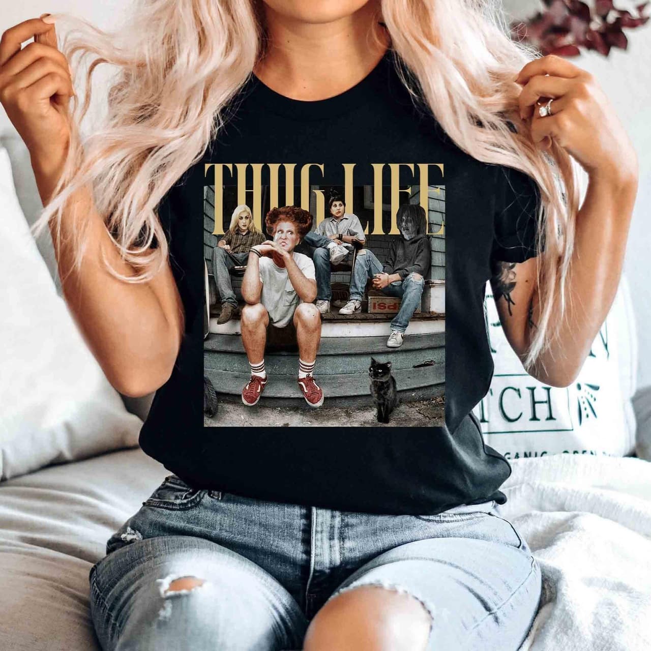 Thug Life Bad Witches Hocus Pocus Sanderson Sisters Halloween Tee & Hoodie – image 1, Bad Witches Hocus Pocus Tee, Bad Witches Hocus Pocus Merch, Bad Witches Hocus Pocus Shirt, Bad Witches Hocus Pocus Sweatshirt, Bad Witches Hocus Pocus Hoodie, Bad Witches Hocus Pocus Clothes