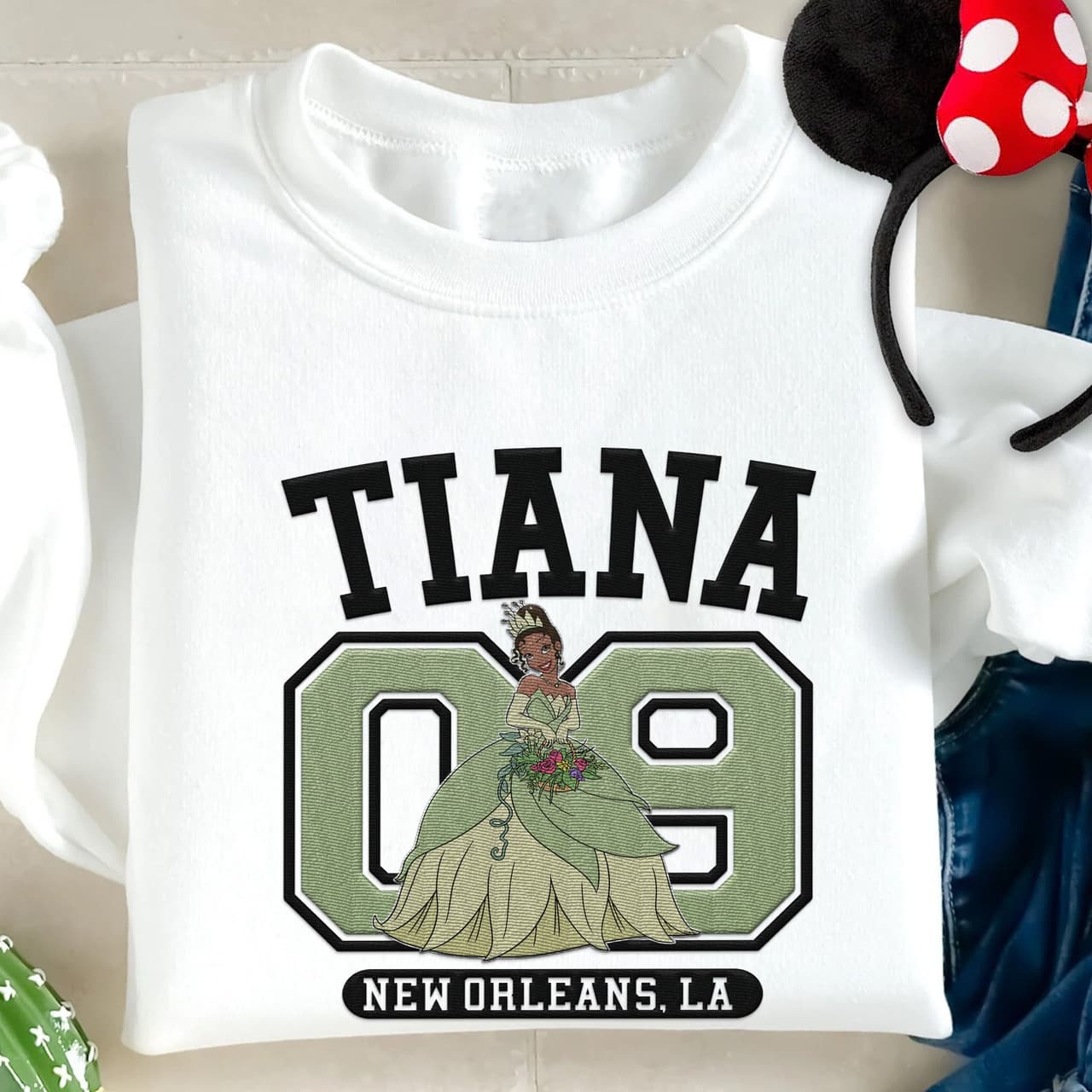 Tianaaa Princess And The Frog Sweatshirt, Retro Sweater, Girls Trip, World 2404 – image 3, Disneey Princess Tee, Tiana PrincessTee, disney shirt, cameron boyce merch, disney shirts for women, disney tee shirts womens, womens disney tee