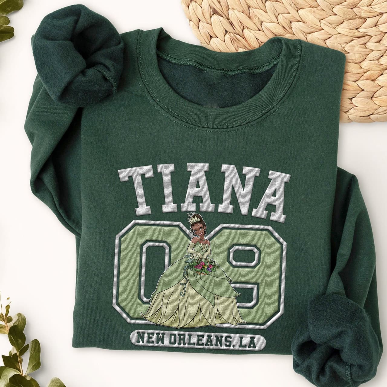 Tianaaa Princess And The Frog Sweatshirt, Retro Sweater, Girls Trip, World 2404 – image 2, Disneey Princess Tee, Tiana PrincessTee, disney shirt, cameron boyce merch, disney shirts for women, disney tee shirts womens, womens disney tee