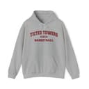 Tilted Towers Basketball EST 2017 Hooded Sweatshirt Hoodie Comfort Colors 1 small thumbnail