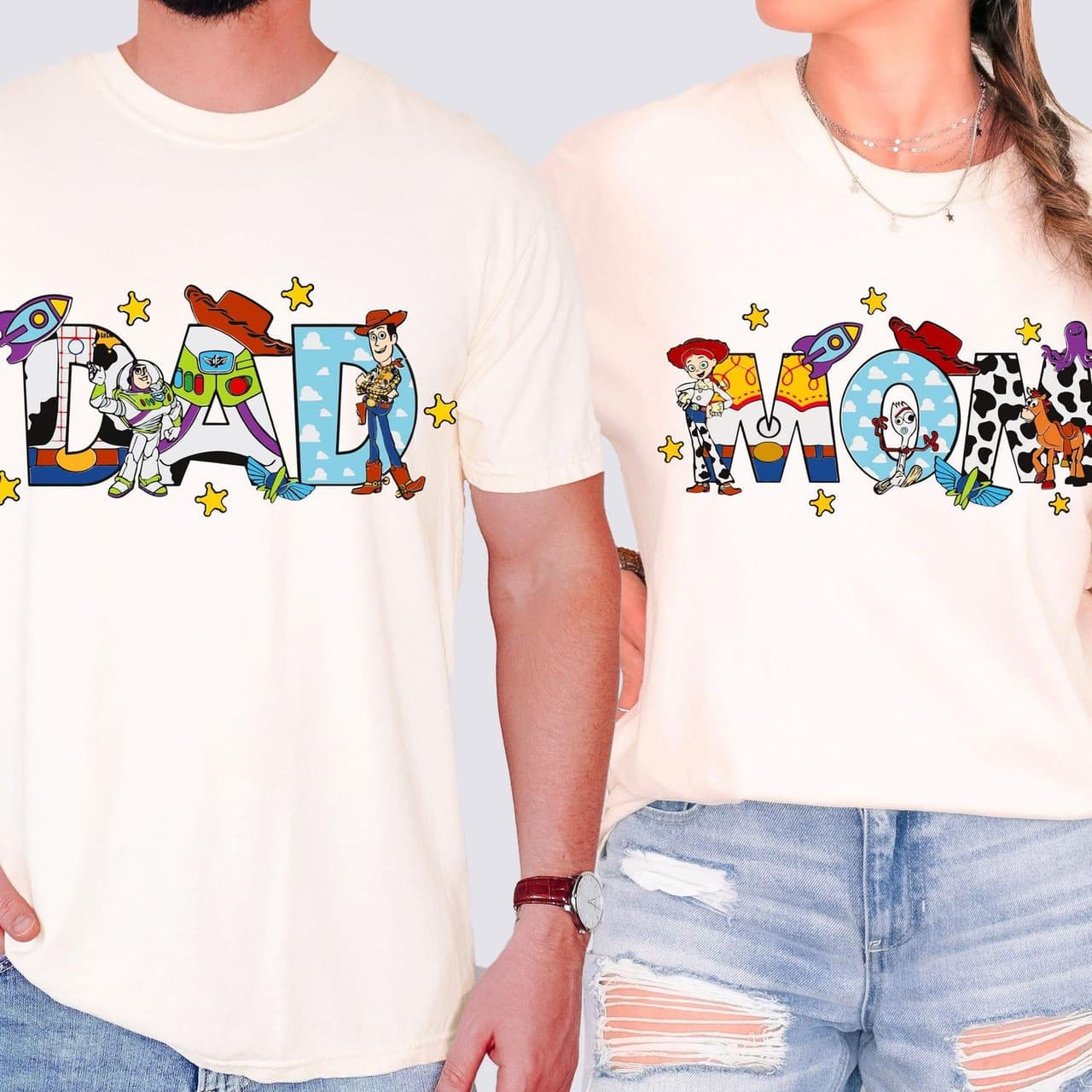 Toy Story Disney Family Birthday Shirts - Dad, Mom & Matching Tees – image 1, Toy Story Tee, Toy Story Merch, Toy Story Shirt, Toy Story Sweatshirt, Toy Story Hoodie, Toy Story Clothes