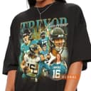 Camisetas Trevor Lawrence Jacksonville Football, Regalo de Navidad Vintage de los 90, Hoodie y Sudadera 1 small thumbnail