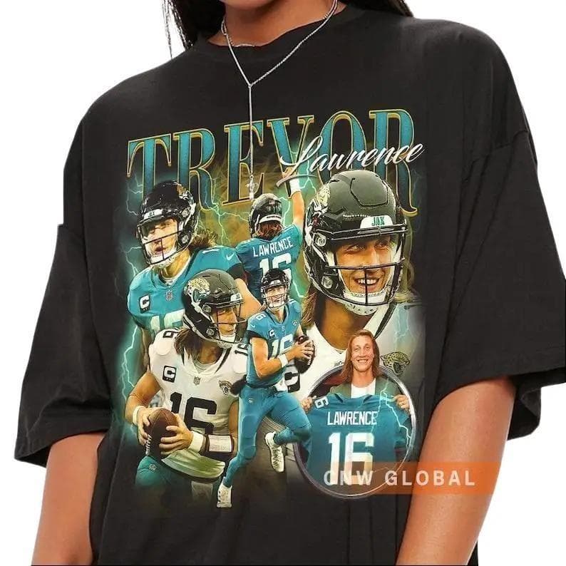 Camisetas Trevor Lawrence Jacksonville Football, Regalo de Navidad Vintage de los 90, Hoodie y Sudadera – image 1, Trevor Lawrence Jacksonville Tee, Trevor Lawrence Jacksonville Merch, Trevor Lawrence Jacksonville Shirt, Trevor Lawrence Jacksonville Sweatshirt, Trevor Lawrence Jacksonville Hoodie, Trevor Lawrence Jacksonville Clothes
