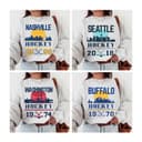 Unisex 90s Vintage All Team Ice Hockey Crewneck Sweatshirt 1 small thumbnail