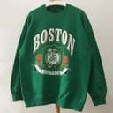 Sudadera Vintage Unisex de los Boston Celtics de los 90: Camiseta de Algodón Gildan para Día de Juego de Baloncesto 1 small thumbnail