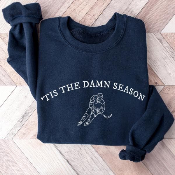 Sudadera Unisex de Algodón Clásico TTDS Hockey, Cuello Redondo de Hockey – image 1, TTDS