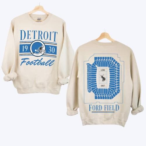 Unisex Detroit Football Graphic Tee, Two-Side Sweatshirt, and Hoodie – image 3, Detroit Lions Tee, detroit lions shirt, detroit lions tee shirts, detroit lions football shirt, detroit lions sweat shirt, nflshop lions, lions sweatshirt