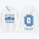 Unisex Detroit Football Graphic Tee, Two-Side Sweatshirt, and Hoodie 4 small thumbnail