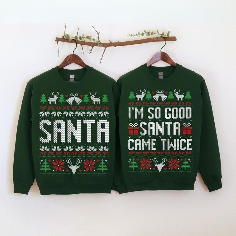 Unisex Funny Couples Ugly Christmas Sweaters & Pajamas, Sold Separately – image 4, Funny Couples Ugly Christmas Tee, Funny Couples Ugly Christmas Merch, Funny Couples Ugly Christmas Shirt, Funny Couples Ugly Christmas Sweatshirt, Funny Couples Ugly Christmas Hoodie, Funny Couples Ugly Christmas Clothes