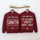 Unisex Funny Couples Ugly Christmas Sweaters & Pajamas, Sold Separately 3 small thumbnail