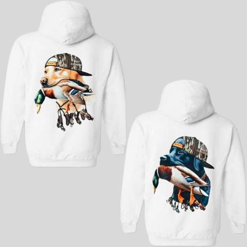 Unisex Hoodie: Straight Up Southern Hunting Dog & Duck Graphic for Outdoorsmen – image 3, Straight Up Southern Tee, Straight Up Southern Merch, Straight Up Southern Shirt, Straight Up Southern Sweatshirt, Straight Up Southern Hoodie, Straight Up Southern Clothes