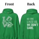 Sudadera con Capucha Unisex Love Hurts Kelly Green Vintage Philly Football 1 small thumbnail