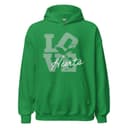 Sudadera con Capucha Unisex Love Hurts Kelly Green Vintage Philly Football 2 small thumbnail