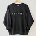 Sudadera, Camiseta y Hoodie Unisex Minimalista para Beber Beer Me 1 small thumbnail
