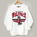 Sudadera Unisex NC State Wolfpack Vintage NCAA Fútbol Algodón 3 small thumbnail
