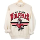 Sudadera Unisex NC State Wolfpack Vintage NCAA Fútbol Algodón 2 small thumbnail