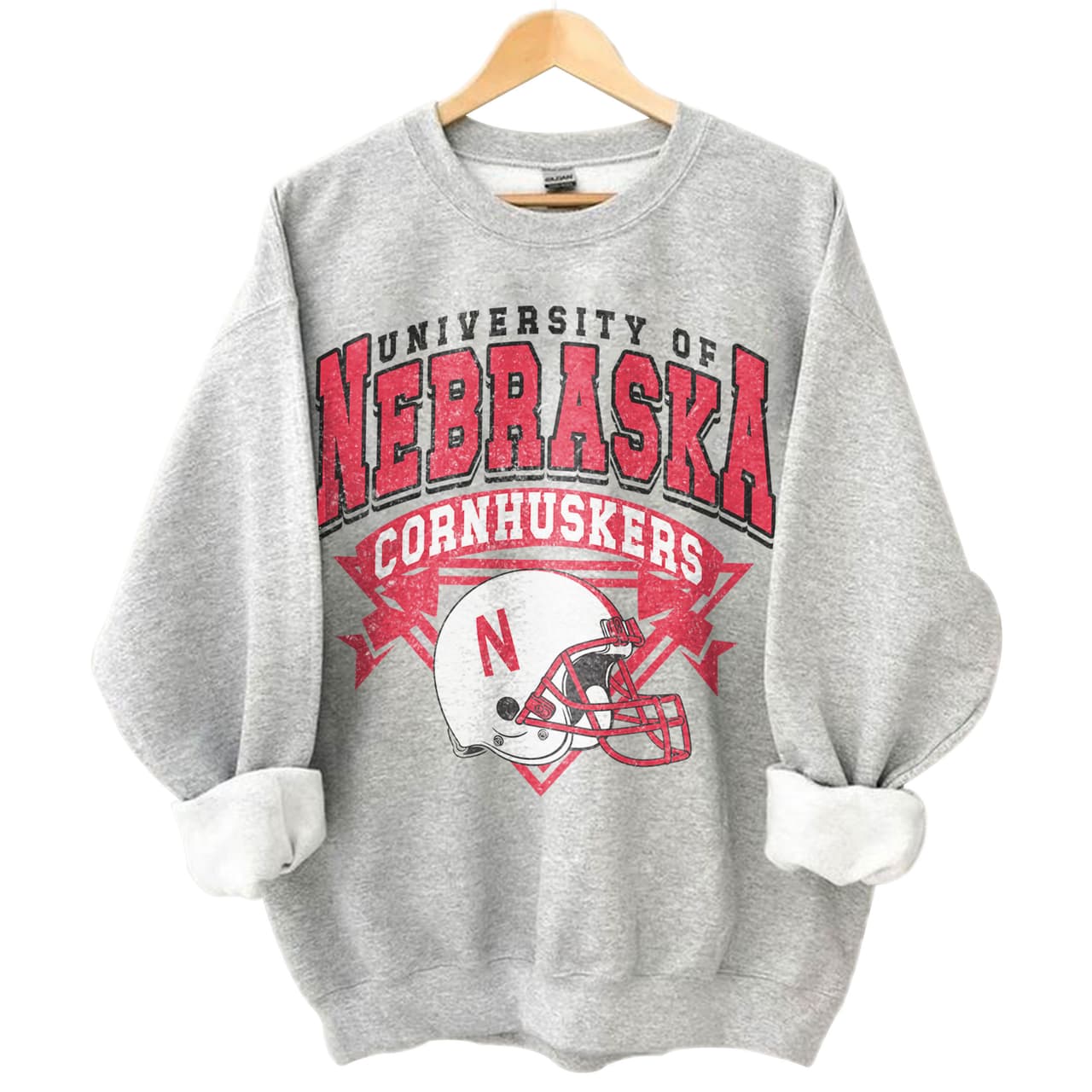 Unisex Nebraska Cornhuskers Vintage NCAA Football Sweatshirt T-shirt Hoodie – image 1, Nebraska Cornhuskers Tee, Nebraska Cornhuskers Merch, Nebraska Cornhuskers Shirt, Nebraska Cornhuskers Sweatshirt, Nebraska Cornhuskers Hoodie, Nebraska Cornhuskers Clothes