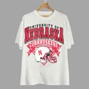 Unisex Nebraska Cornhuskers Vintage NCAA Football Sweatshirt T-shirt Hoodie 3 small thumbnail