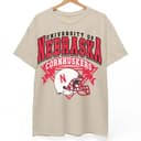 Unisex Nebraska Cornhuskers Vintage NCAA Football Sweatshirt T-shirt Hoodie 4 small thumbnail