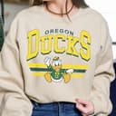 Sudadera Unisex Oregon Ducks Vintage NCAA Fútbol - Regalo para Fans 2 small thumbnail