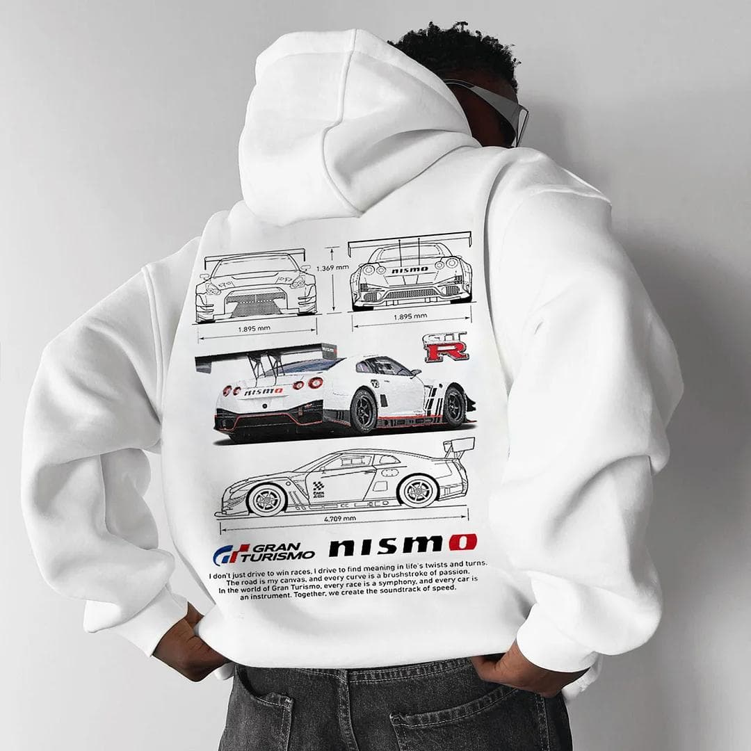 Unisex Oversized GTR R35 NISMO Car Print Hoodie Sweatshirt Comfort Colors – image 1, Porsche Tee, Porsche 911 Tee, Porsche Tee, Porsche Shirt, Porsche Sweatshirt, Porsche Hoodie