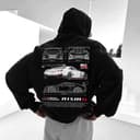 Unisex Oversized GTR R35 NISMO Car Print Hoodie Sweatshirt Comfort Colors 2 small thumbnail