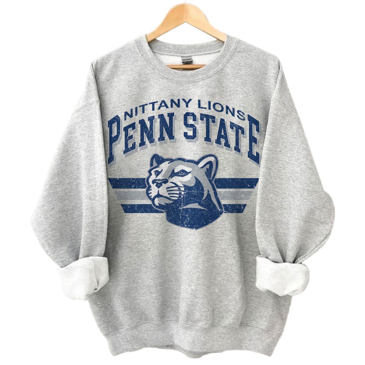 Sudadera Unisex Clásica Vintage Penn State Nittany Football NCAA – image 1, Penn State Nittany Tee, Penn State Nittany Merch, Penn State Nittany Shirt, Penn State Nittany Sweatshirt, Penn State Nittany Hoodie, Penn State Nittany Clothes