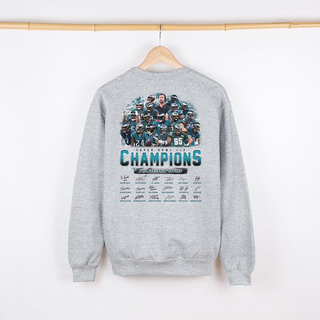 Sudadera Unisex para Fans de Philadelphia Eagles Super Bowl LIX 2025 – image 3, Philadelphia Eagles Tee, jalen hurts shirsey, philadelphia eagles merch, eagles sweatshirt, philadelphia eagles sweatshirt, eagles hooded sweatshirt, eagles shirt