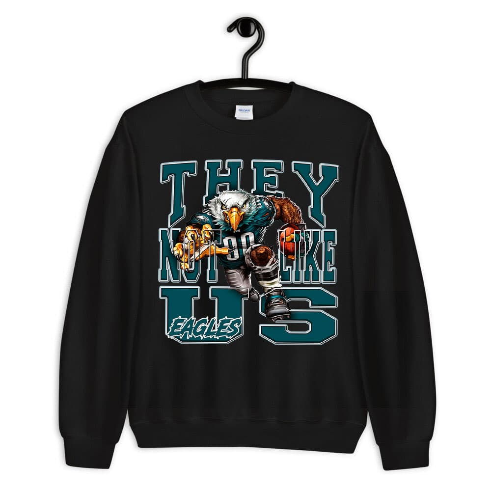 Camiseta Gráfica de Fútbol Unisex Philadelphia 'They Not Like Us' Regalo – image 1, Philadelphia Eagles Tee, jalen hurts shirsey, philadelphia eagles merch, eagles sweatshirt, philadelphia eagles sweatshirt, eagles hooded sweatshirt, eagles shirt