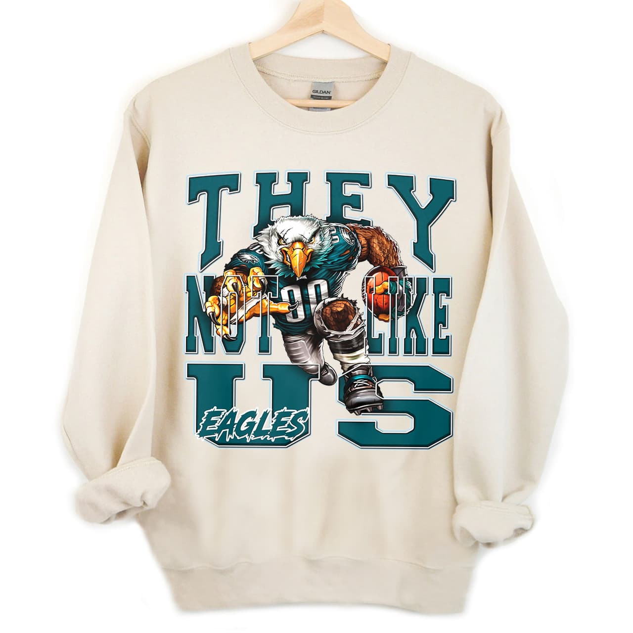 Camiseta Gráfica de Fútbol Unisex Philadelphia 'They Not Like Us' Regalo – image 2, Philadelphia Eagles Tee, jalen hurts shirsey, philadelphia eagles merch, eagles sweatshirt, philadelphia eagles sweatshirt, eagles hooded sweatshirt, eagles shirt