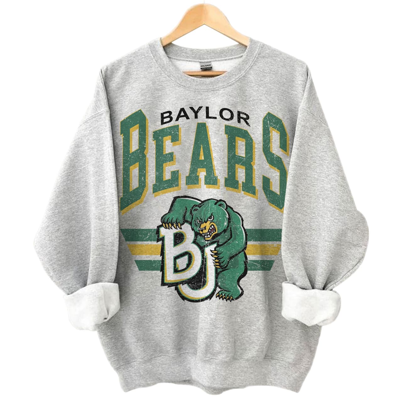 Sudadera Unisex Vintage de Algodón Baylor Football NCAA para Fan – image 1, Baylor Bears Tee, Baylor Bears Merch, Baylor Bears Shirt, Baylor Bears Sweatshirt, Baylor Bears Hoodie, Baylor Bears Clothes
