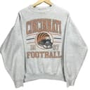 Sudadera Unisex Vintage Football Big Words Logo - Bengals y Todos los Equipos 1 small thumbnail