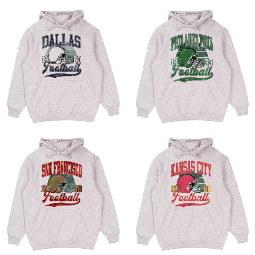 Sudadera Unisex de Fútbol Vintage: Diseño de Todos los Equipos, Regalo Perfecto para Aficionados – image 1, NFL Tee, San Francisco 49ers Tee, Dallas Cowboys Tee, Detroit Lions Tee, Kansas City Chiefs Tee, Tampa Bay Buccaneers Tee, Arizona Cardinals Tee
