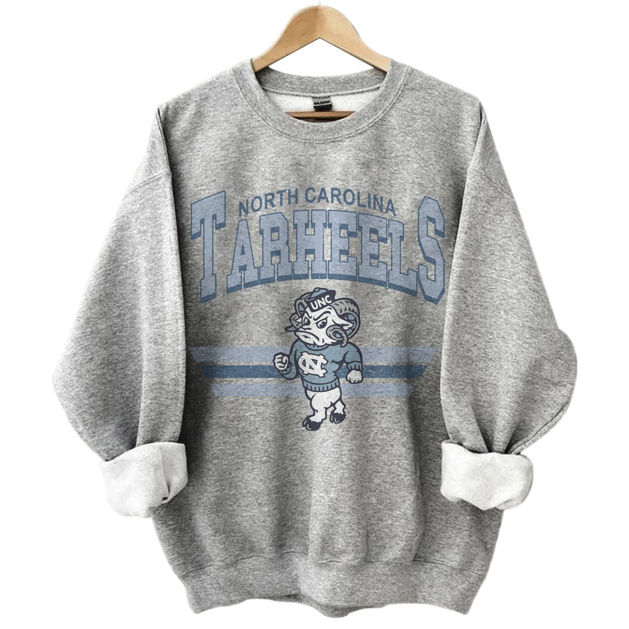 Sudadera Unisex Vintage NCAA North Carolina Tar Heels Football – image 2, North Carolina Tar Heels Tee, tar heels shirt, nc tar heels shirt, tar heels sweatshirt, tar heels hoodie