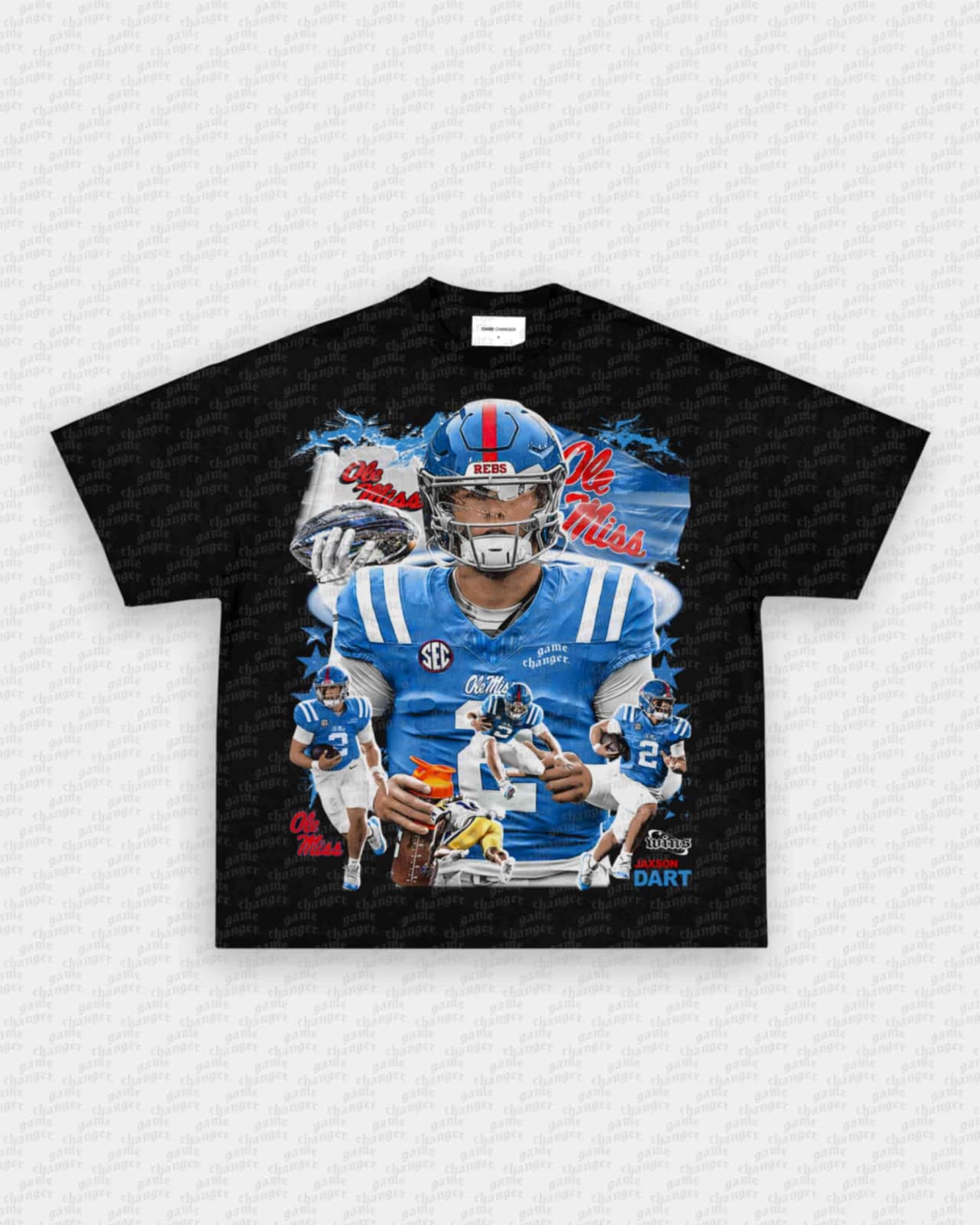 Camiseta Unisex, estilo vintage de Jaxson Dart State Star Ole Miss Football, Talla grande – image 1, Jaxson Dart Tee, Jaxson Dart Merch, Jaxson Dart Shirt, Jaxson Dart Sweatshirt, Jaxson Dart Hoodie, Jaxson Dart Clothes