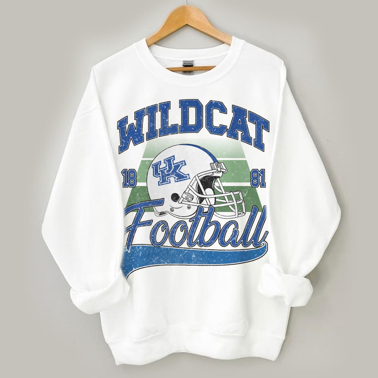 University of Kentucky Wildcats Vintage NCAA Football Sudadera de Algodón – image 3, Kentucky Wildcats Tee, Kentucky Wildcats Merch, Kentucky Wildcats Shirt, Kentucky Wildcats Sweatshirt, Kentucky Wildcats Hoodie, Kentucky Wildcats Clothes