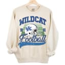 University of Kentucky Wildcats Vintage NCAA Football Sudadera de Algodón 2 small thumbnail
