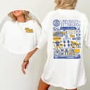 Camiseta Gráfica University of Pittsburgh Pitt Campus Map & Panther Regalo para Fans 1 small thumbnail