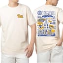 Camiseta Gráfica University of Pittsburgh Pitt Campus Map & Panther Regalo para Fans 2 small thumbnail
